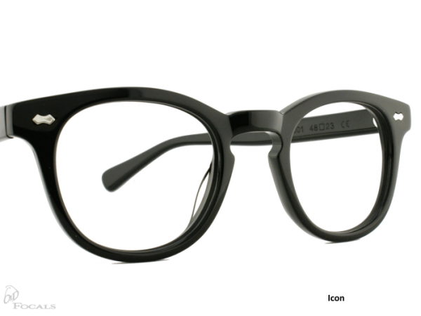 Icon |Black| Old Focals |Design by Russ Campbell (1)